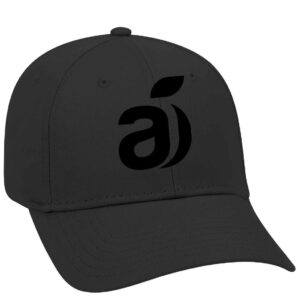 Apricot Baseball Cap - Black