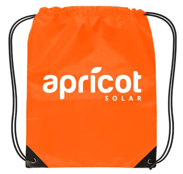 Small Drawstring Orange Backpack